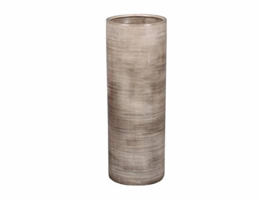 Váza H GREY v30cm šedá mat