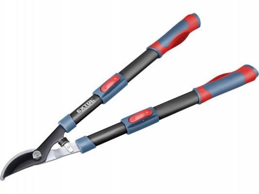 Nůžky na větve teleskopické dvousečné, 640-905mm, HCS EXTOL PREMIUM