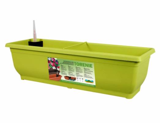 Truhlík samozavlažovací TORENIE 75cm zelený
