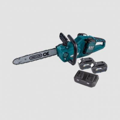 Aku řetězová pila 36V BRUSHLESS , 2x18V/4Ah baterie Li-on