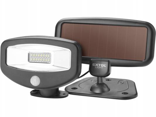 Reflektor LED s pohybovým čidlem, 100lm, solární nabíjení EXTOL