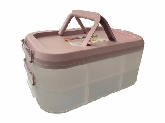 Party box CUL 40x28x17,8cm světle růžová