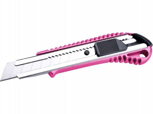 Nůž ulamovací kovový s kovovou výztuhou, 18mm, Auto-lock EXTOL LADY