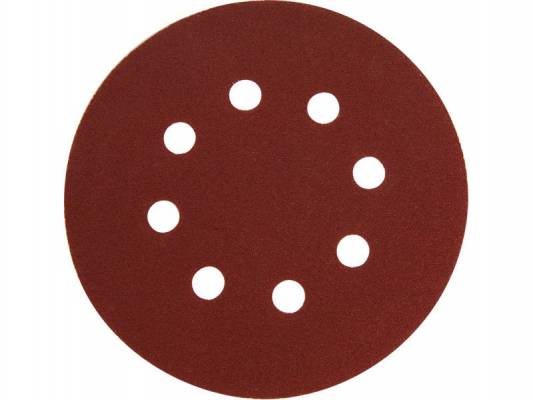 Papír brusný výsek,suchý zip,balení 10ks,125mm P60 8otvorů