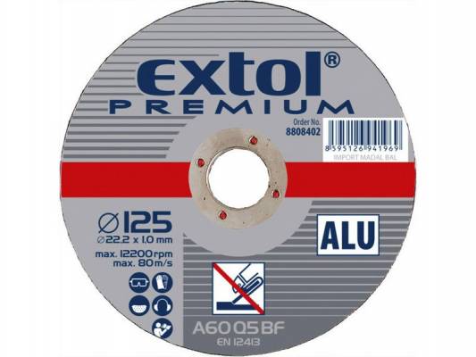 Kotouč řezný na Alu 115x1,0 mm 8808400