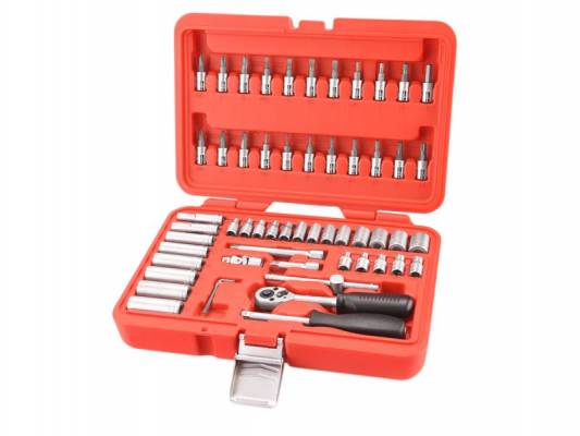 EXTOL PREMIUM sada hlavice nástrčné 57 ks CrV 1/4" 8818101