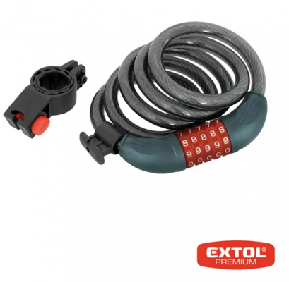 Zámek na kolo kódové zamykání 12x1200mm 8857824