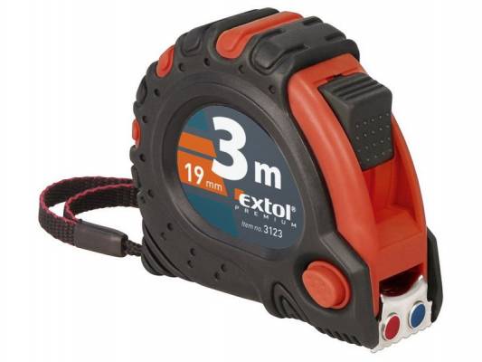 EXTOL PREMIUM metr svinovací, 2m, šířka pásku 16mm 3122