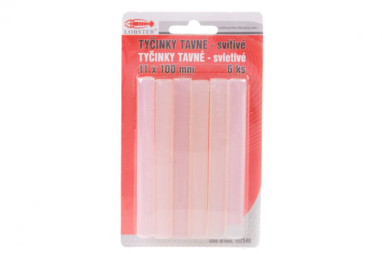 Tyčinky tavné 11x100mm 6ks svítivé