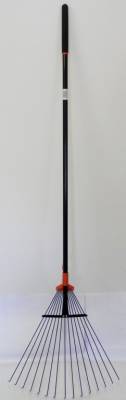 Hrábě stavitelné černé,120-160cm