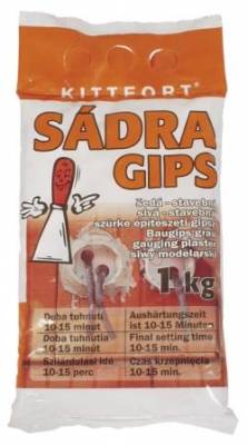 Sádra stavební 1000g šedá