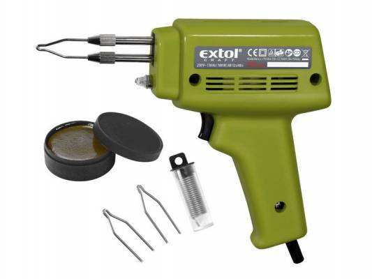 Pistole pájecí transformátorová 100W s příslušenstvím - 9921