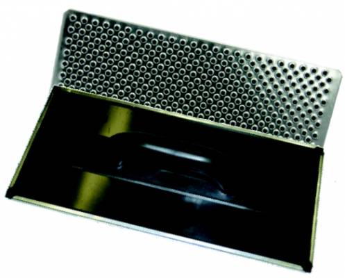 Škrabák plechový 27x13 plastový 104511