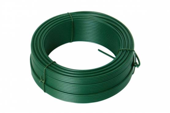 Drát napínací PVC 26m/zelený 2,6mm 3LEV42251