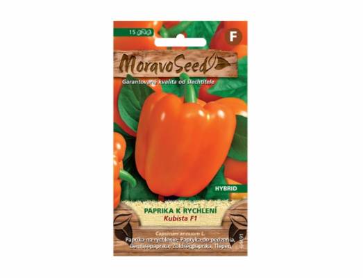 Paprika zeleninová KUBISTA F1 oranžová