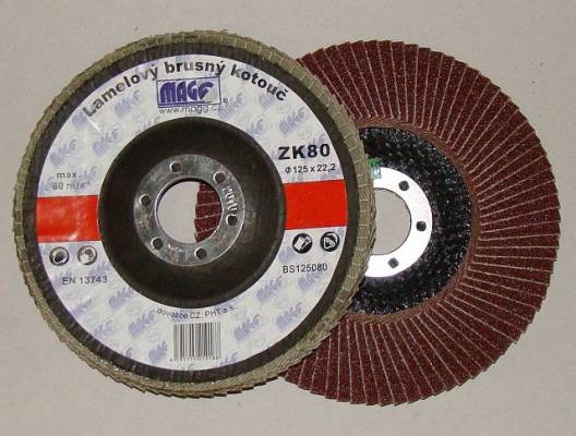 Lamelový brusný kotouč 125mm/60