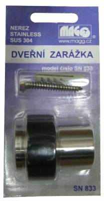 Dveřní zarážka válec,brouš.nerez SN833