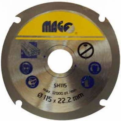 Řezný kotouč na dřevo 125mm do úhlové brusky 