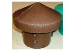 "Kryt sloupku plotu PVC 5/4""" 3ZPI524