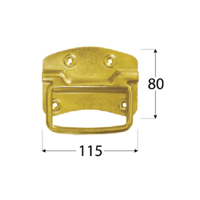 US 115  Držák bednový 115x80x1,0mm