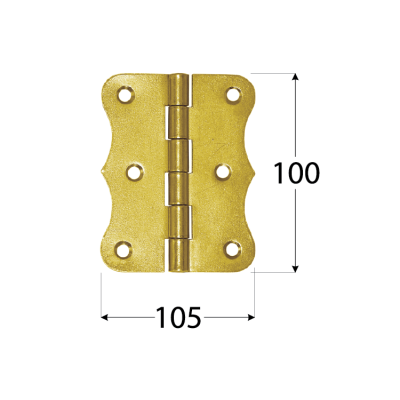 Závěs ozdobný 100x105x2,0mm