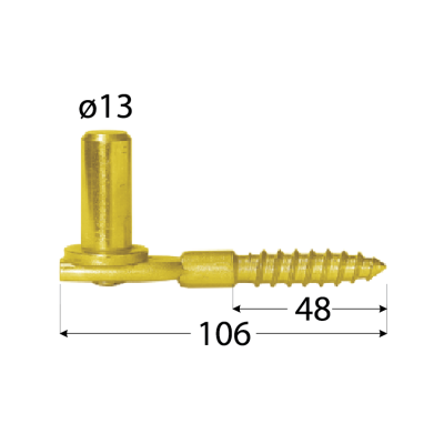 CP 13/106  držák čepu d 13mm/106mm