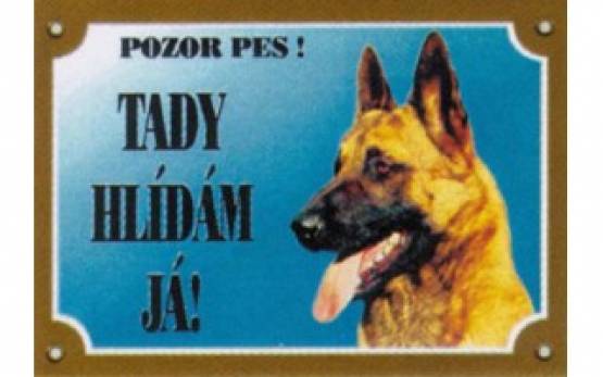 Cedulka-BELGICKÝ OVČÁK