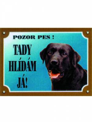 Cedulka LABRADOR černý