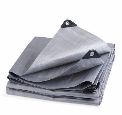 Plachta 5x8m 130g/m2 šedá AKCE 