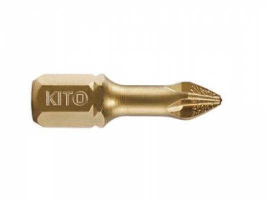 Hrot (+) PZ 3x25mm, titan, KITO Shark 4820203