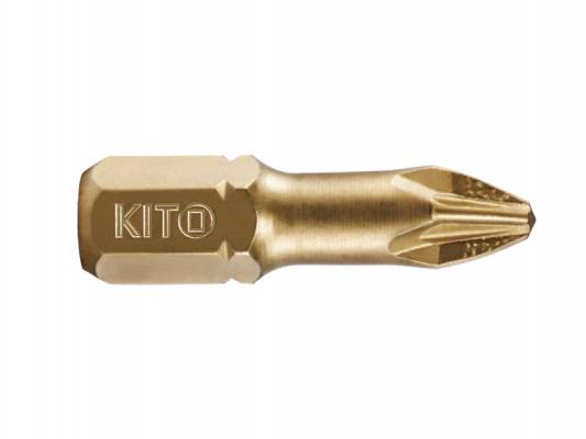 Hrot (+) PZ 1x25mm, titan, KITO Shark 4820201
