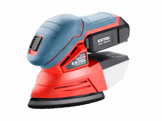 Bruska vibrační delta aku share20v, 20v li-ion, 2000mah EXTOL PREMIUM 8891844