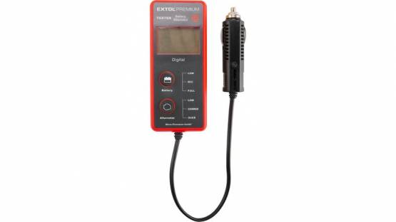 Tester autobaterie a ALTERNÁTORU, digitální, 2funkce