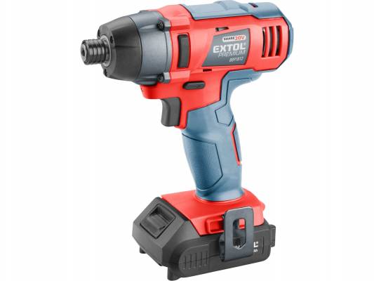 Utahovák rázový 1/4" aku share20v, 20v li-ion, 2000mah EXTOL PREMIUM 8891812