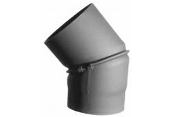 Koleno kouřové silné 130mm dvousegmentové