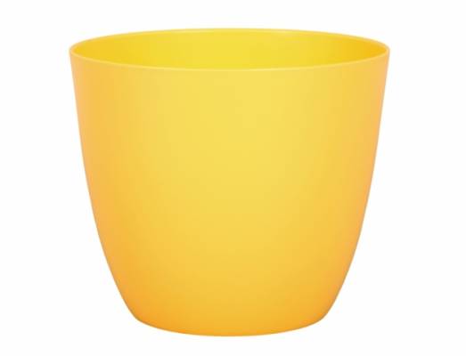 Obal na květináč d13x12h PATRICIE žlutý