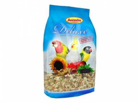 Avicentra Deluxe malý a střední papoušek 1kg