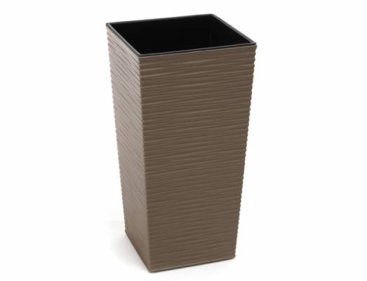 Obal FINEZIA Proutí 25x25x46h hnědo-šedý