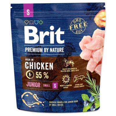 Brit Premium Dog by Nature Junior S 1kg 