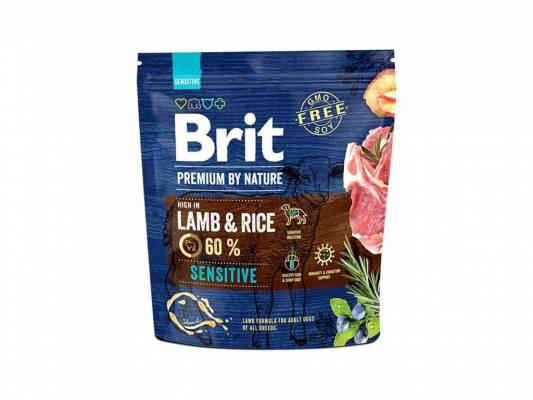 Brit Premium Dog by Nature Sensitive Lamb 1kg