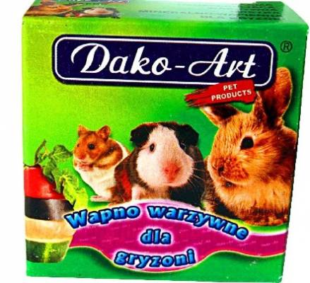 Dako Minerální kámen pro hlodavce 40g Zelenina