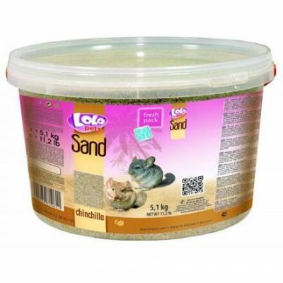 LOLO písek pro činčily v kyblíku 5,1 kg