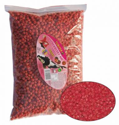 KOI Strawberry Pellet kuličky 1 L sáček