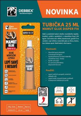 Mamut glue 25ml Disper fix šedá