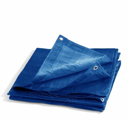 Zakrývací plachta 3x4m 80g/m2 modrá