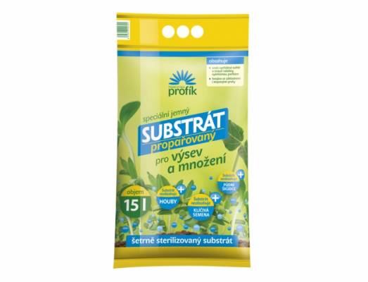 Propařovaný substrát pro výsev a množení Profík 15L