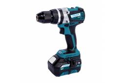 Aku vrtačka s příklepem bezuhlíková 18V + 2baterie 4.0Ah EVE + nabíječka 3.5A XT102865E XTLINE 