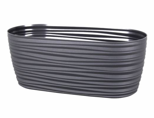 Truhlík SAHARA PETIT 27cm lesk antracit