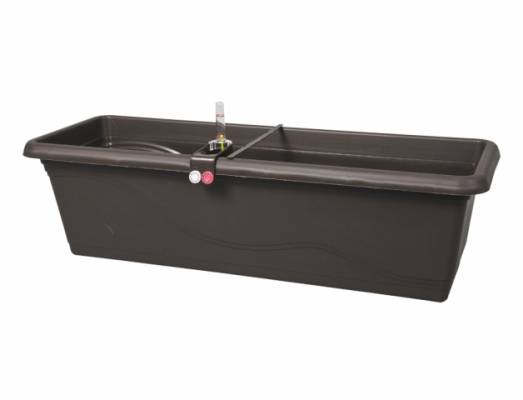 Truhlík samozavlažovací EXTRA LINE SMART 60cm/hnědý