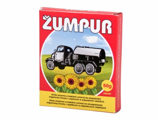Žumpur 50g na rozpuštění organických hmot v septiku